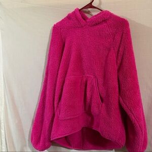 Cozy Pink Fleece Pullover Old Navy